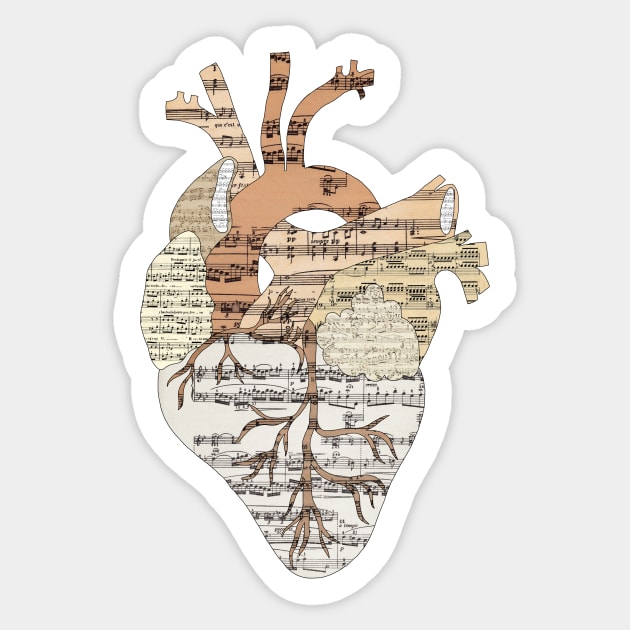 The Sound Of My Heart Sticker by BiancaGreen